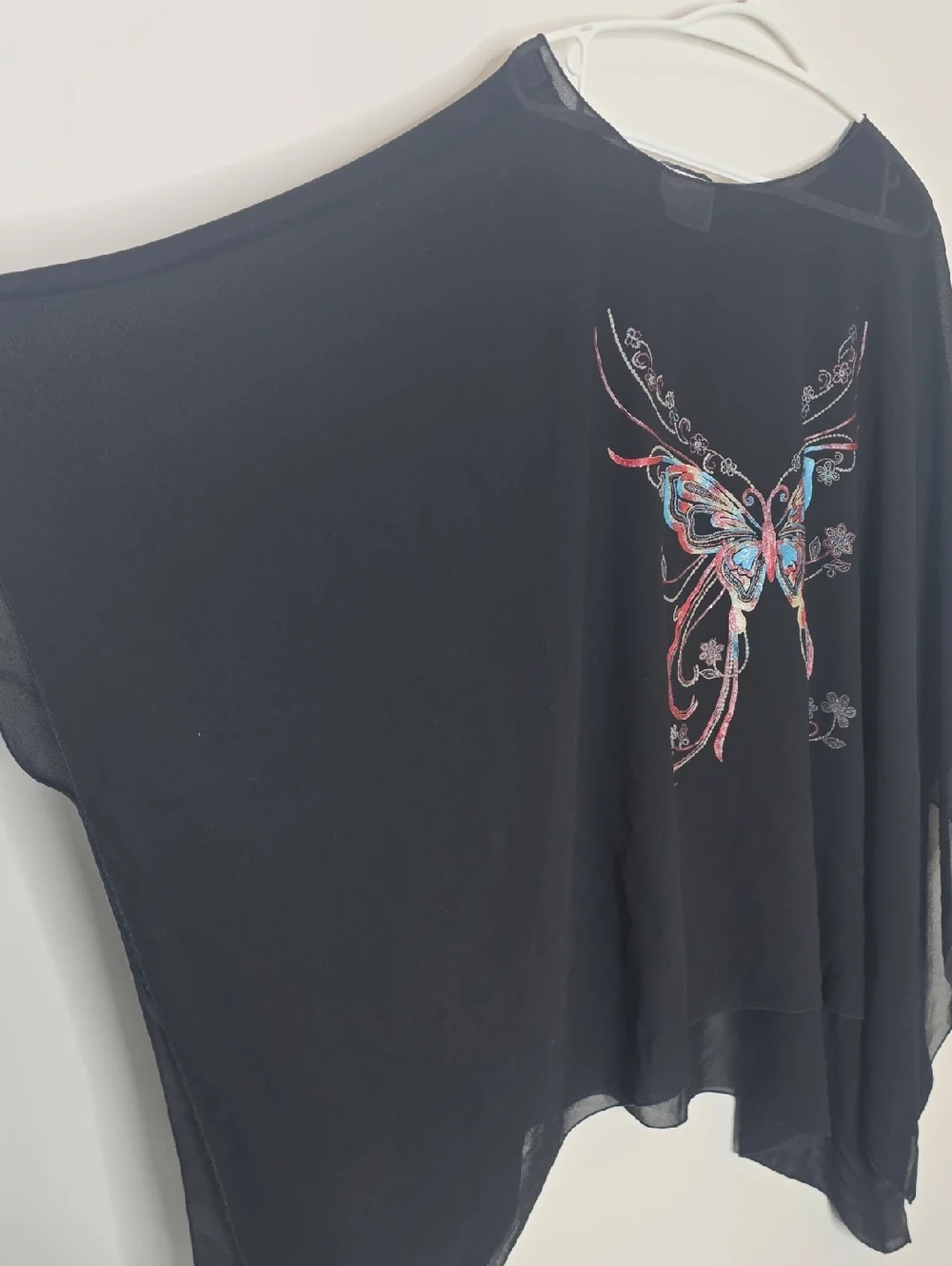 Vintage 90s Butterfly One Size Bathing Suit Coverup - Picture 3 of 5